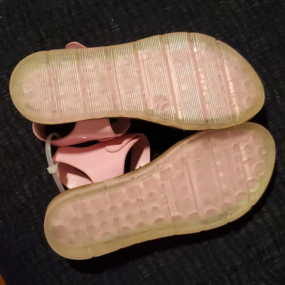 Steve Madden JPluto Girls Pink Strapped Sandals - Size 1